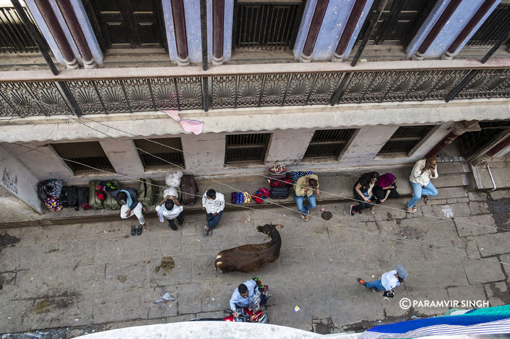 The narrow lanes of Benaras