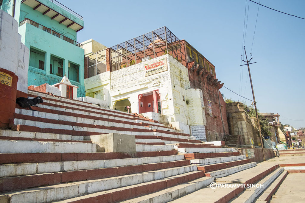 Steps in teh ghats of Benaras