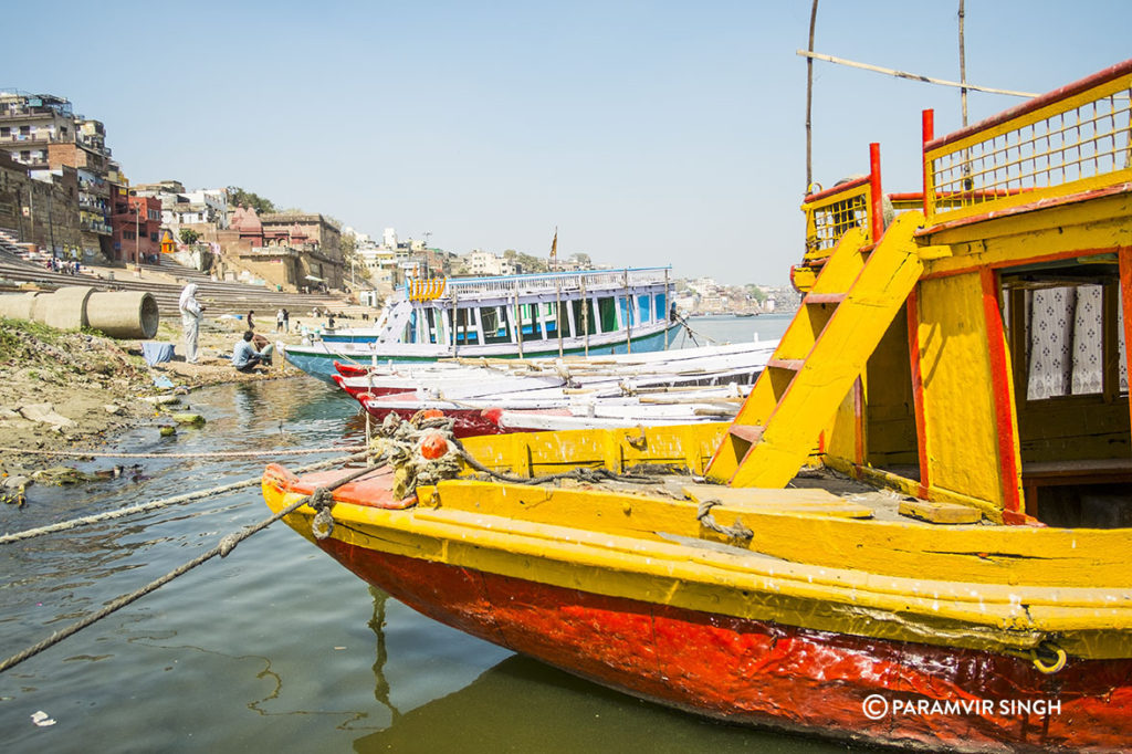 Boats on Benaras.