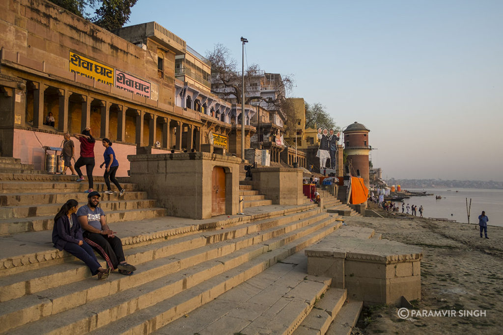 Riva Ghat in Benaras