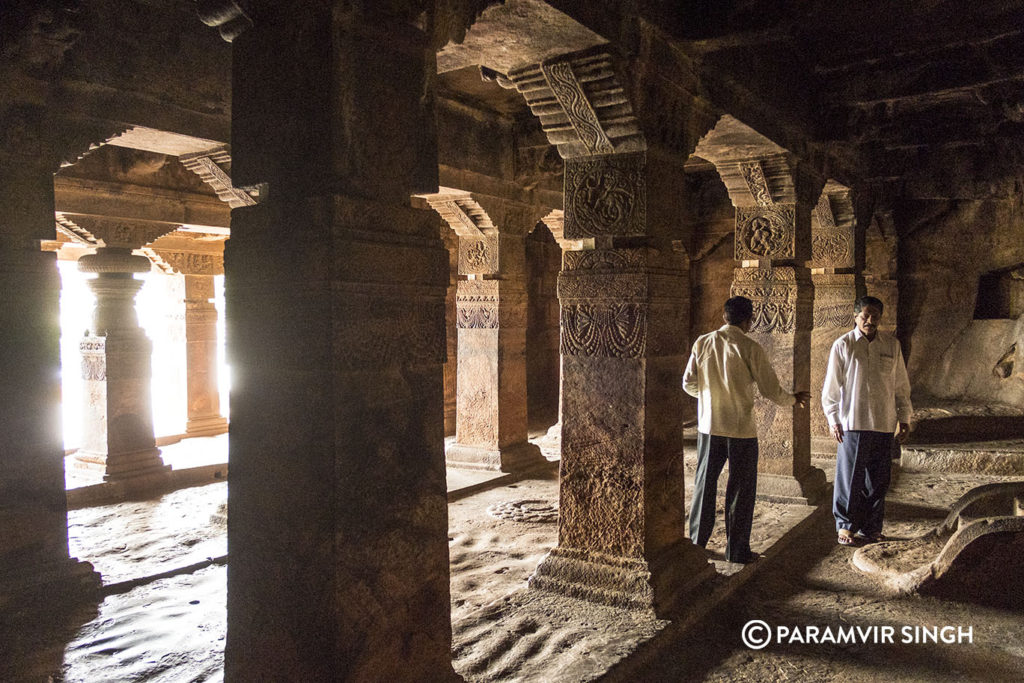 Hall of Cave 1, Badami Cave Temples