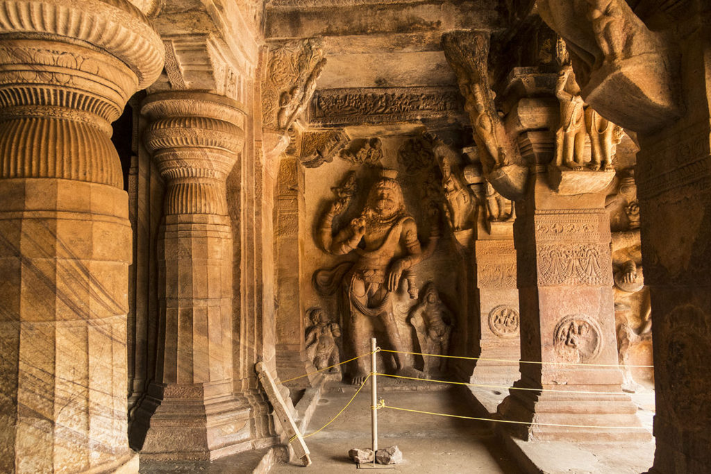 Narasimha in Cave 3 of Badami Caves