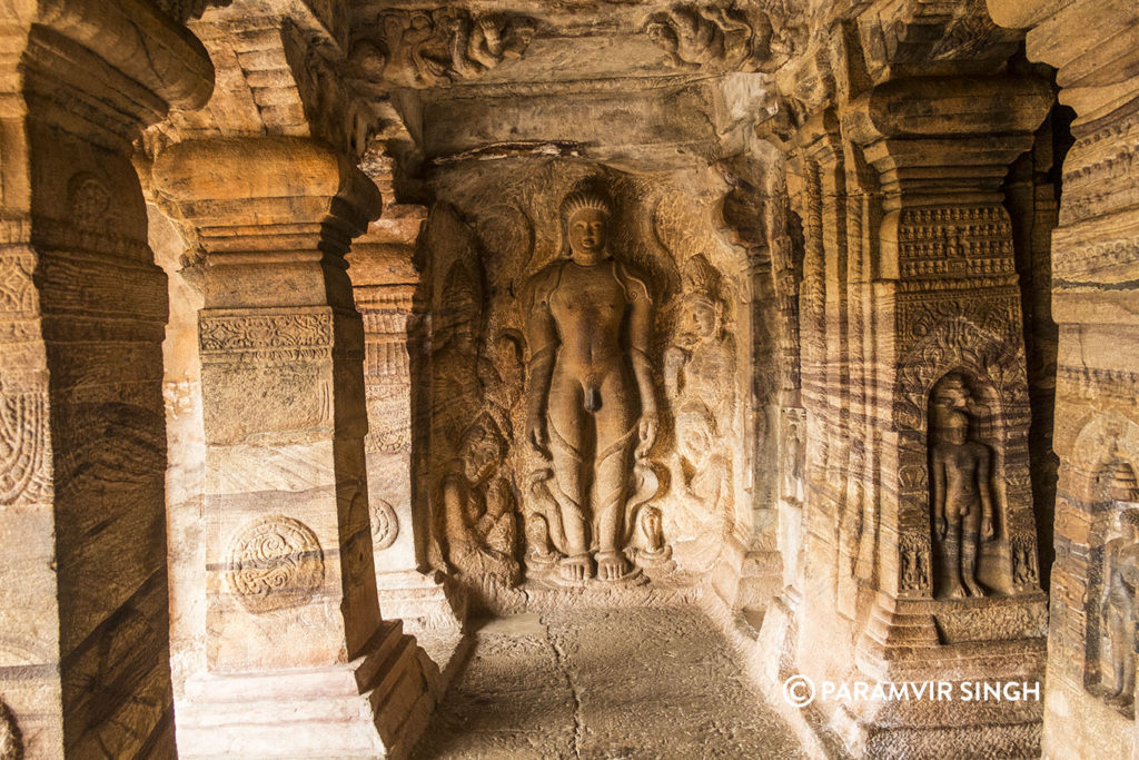 Bahubali in Cave 4 of badami caves