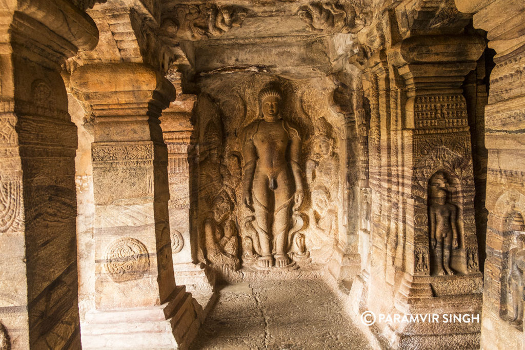 Bahubali in Cave 4 of badami caves