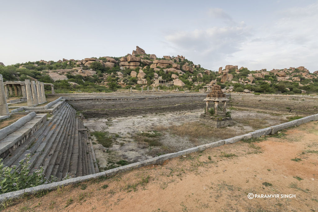 Step Well at Krishna Bazaar, Hampi