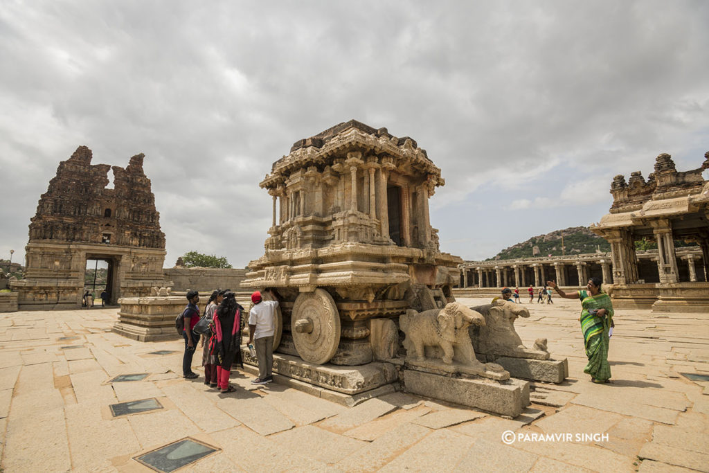 Chariot in Vittala Temple Hampi