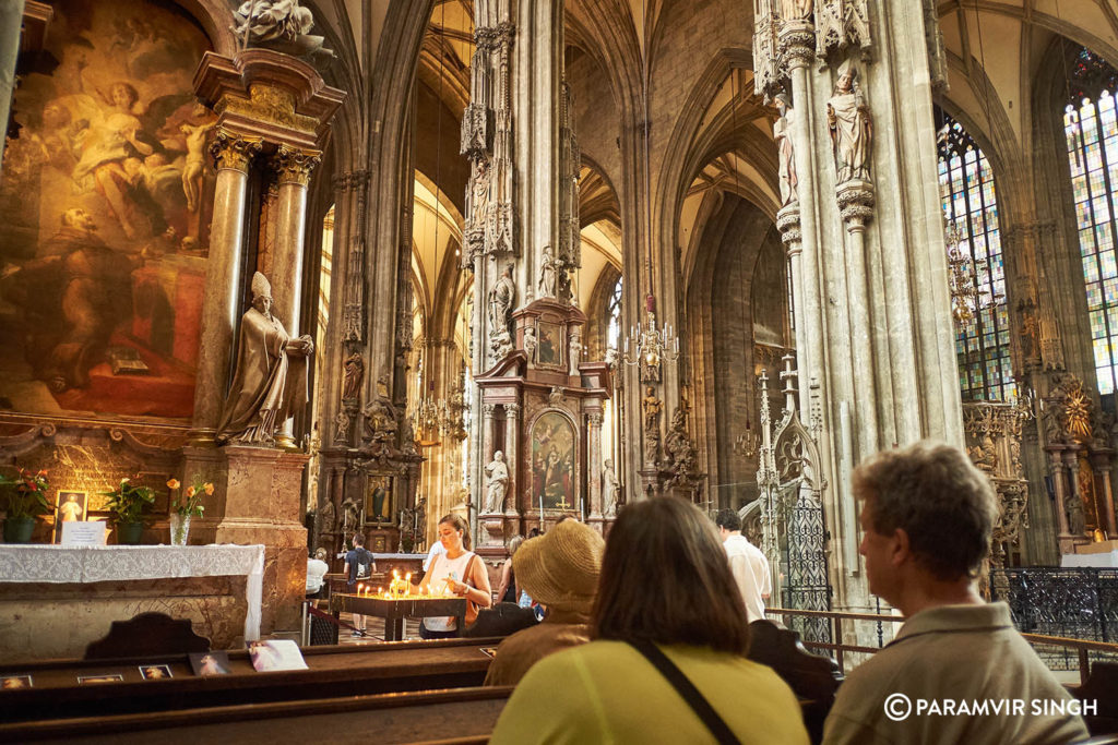 Inside Stephansdom Curch, Vienna