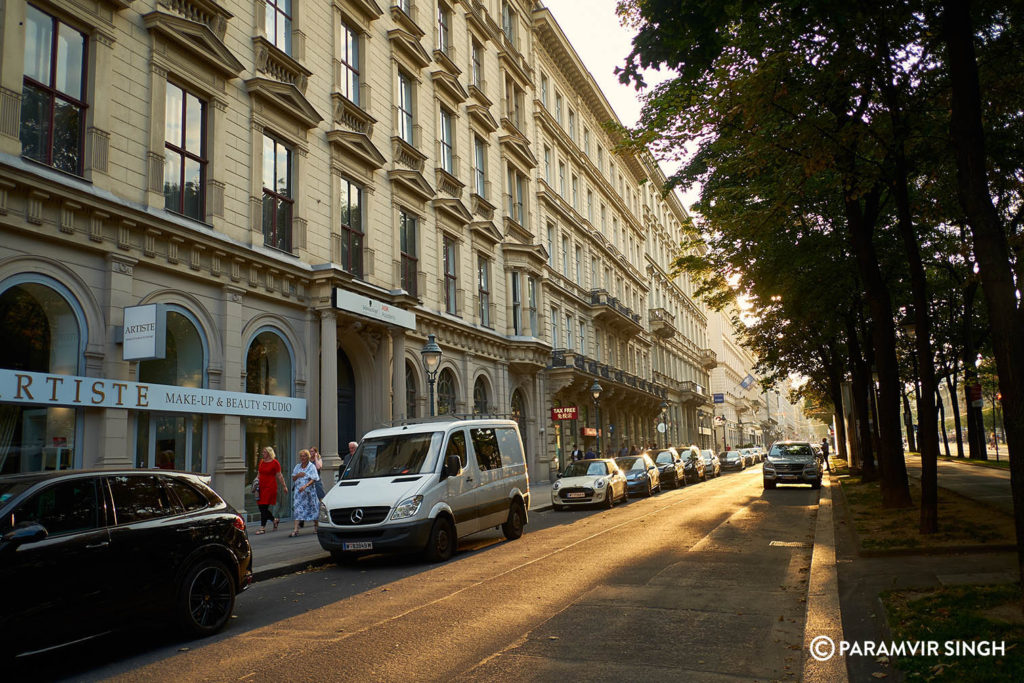 Beautiful light in Vienna