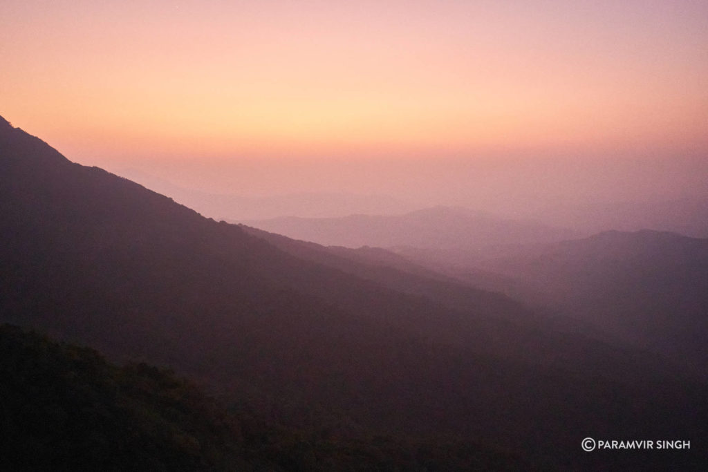 Sunset On Sahyadri Mountains