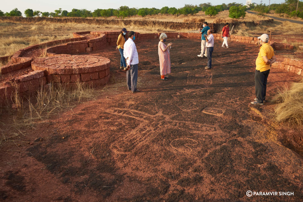 Petroglyphs in Ratnagiri